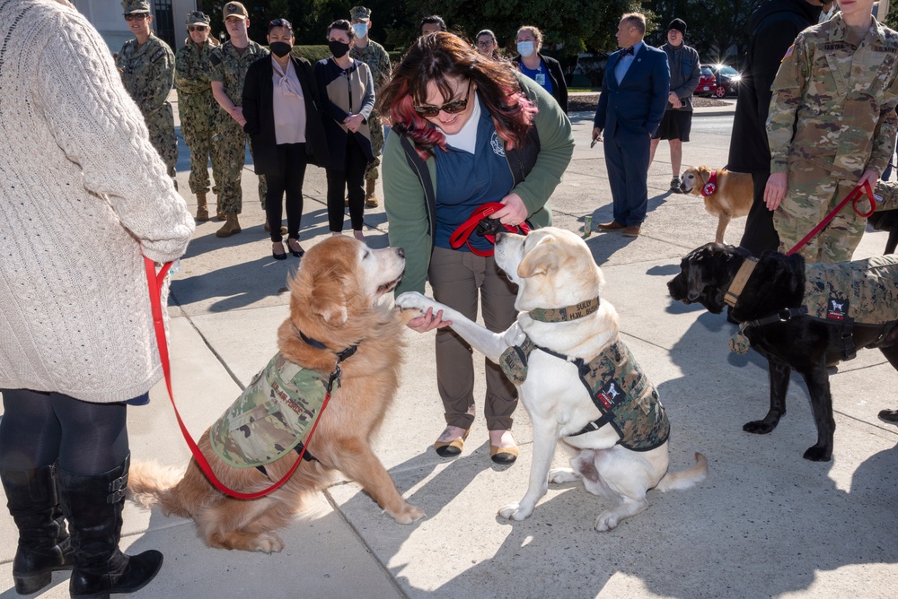 Annual Blessing of the WRB Facility and Red Cross Dogs at WRNMMC, October 18, 2022