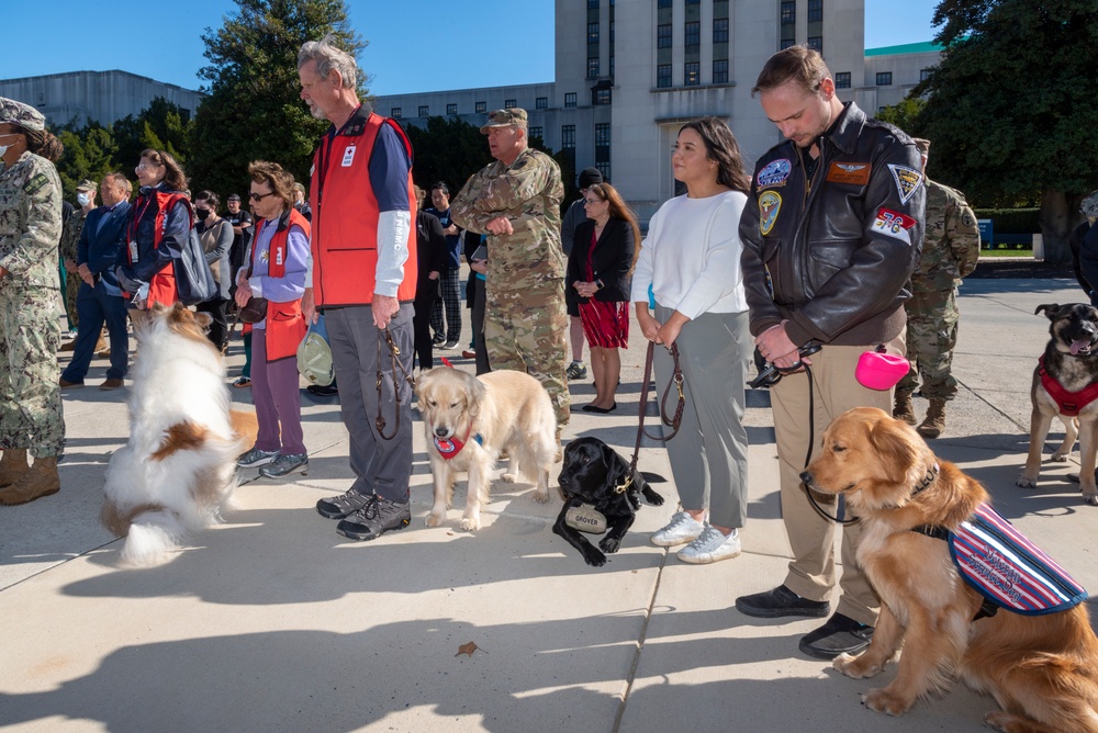 Annual Blessing of the WRB Facility and Red Cross Dogs at WRNMMC, October 18, 2022