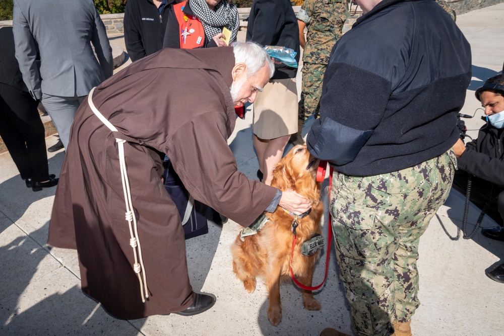 Annual Blessing of the WRB Facility and Red Cross Dogs at WRNMMC, 18 October 2022