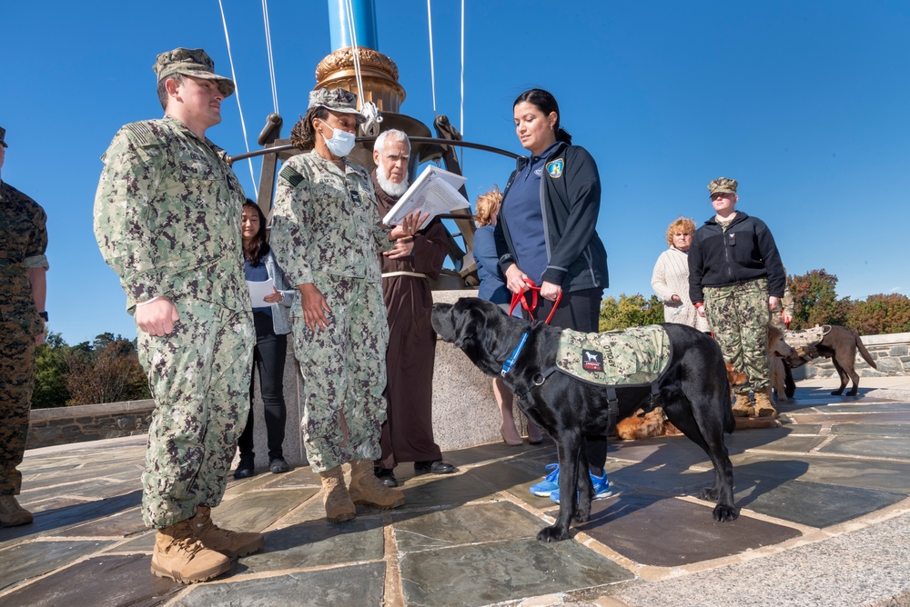 Facility Dogs Promotion and Commissioning Ceremony at WRNMMC, October 18, 2022