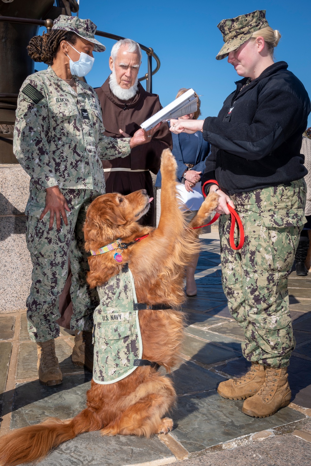 Facility Dogs Promotion and Commissioning Ceremony at WRNMMC, October 18, 2022