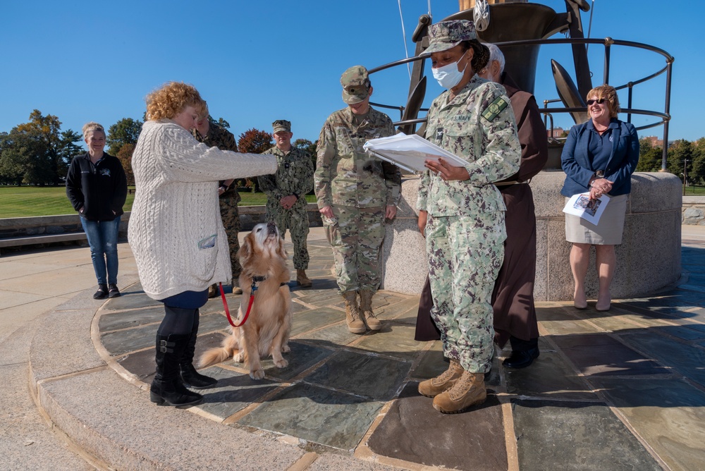 Facility Dogs Promotion and Commissioning Ceremony at WRNMMC, October 18, 2022