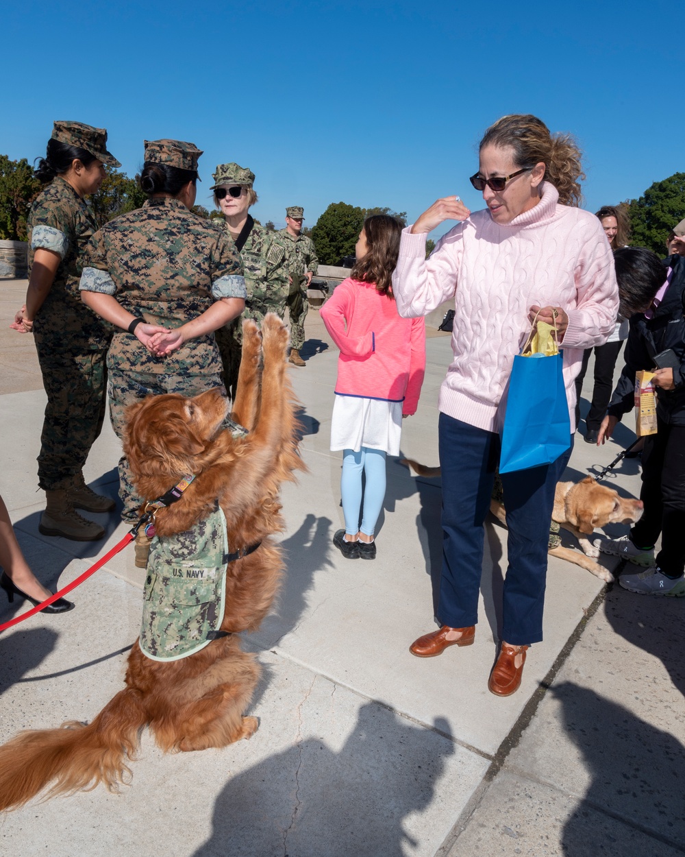 Facility Dogs Promotion and Commissioning Ceremony at WRNMMC, October 18, 2022