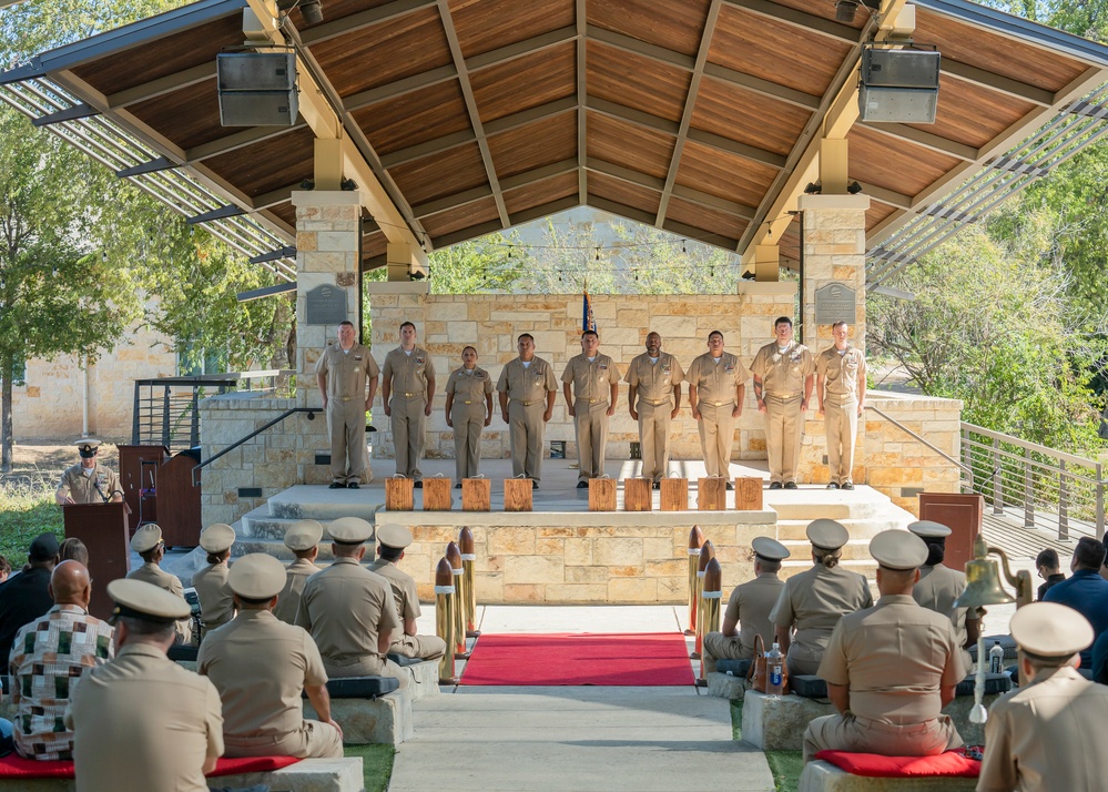 Navy Talent Acquisition Group San Antonio Welcomes Nine New Navy Chiefs