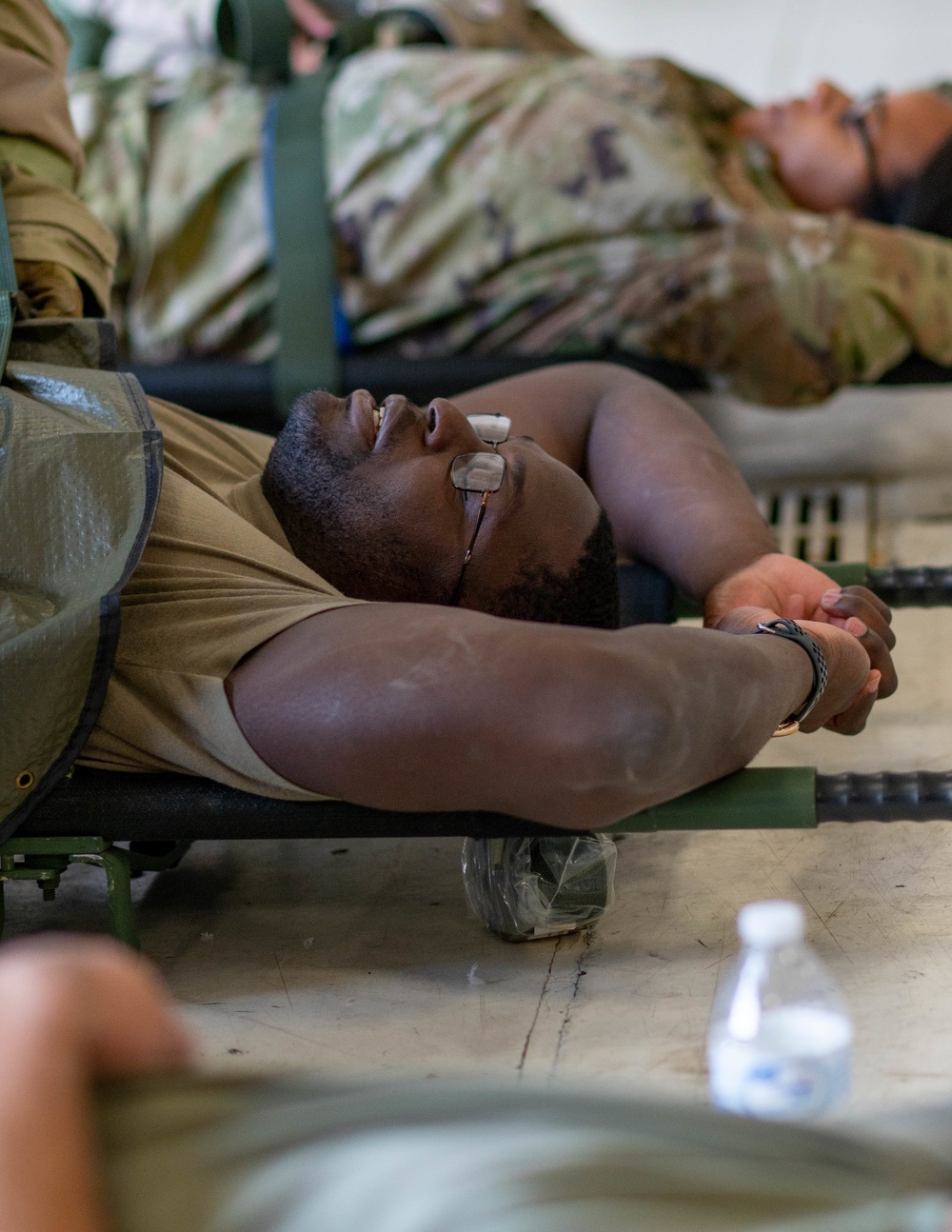 Scott Air Force Base 375th Aeromedical Evacuation Squadron rehearses during Ballistic Badger 2022