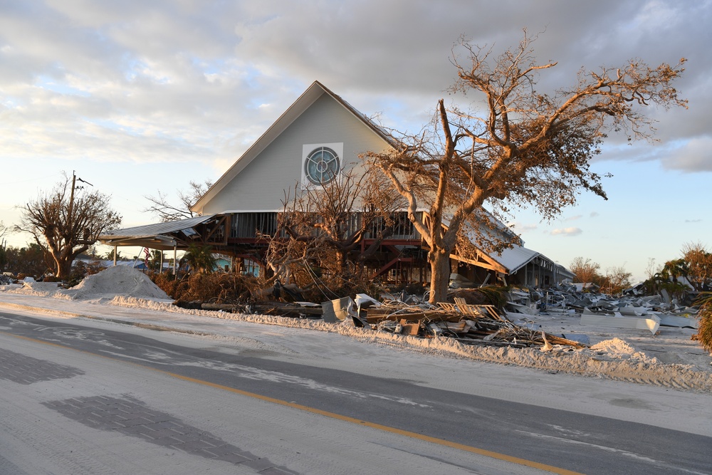 Damage From Hurricane Ian is Seen Throughout Fort Myers Beach