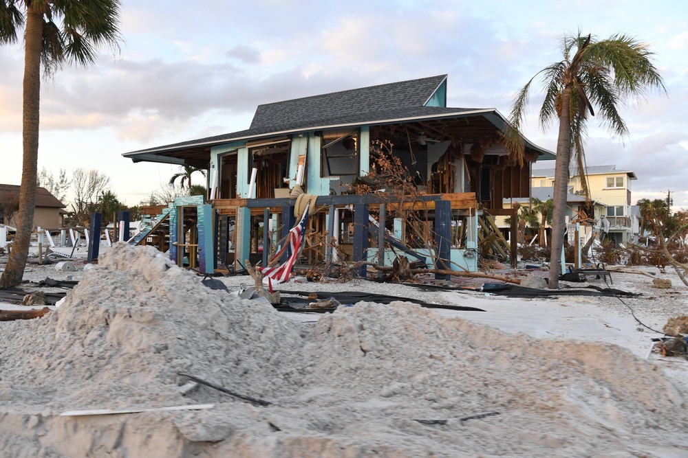 Damage From Hurricane Ian is Seen Throughout Fort Myers Beach