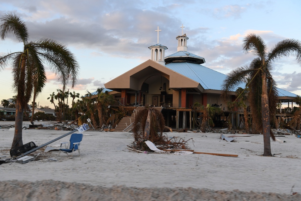 Damage From Hurricane Ian is Seen Throughout Fort Myers Beach