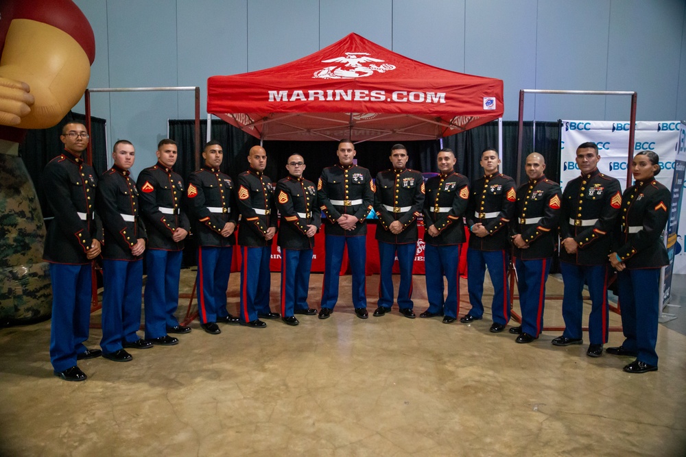 Marines with Recruiting Substations San Juan and Ponce attend Feria Seniors 2022