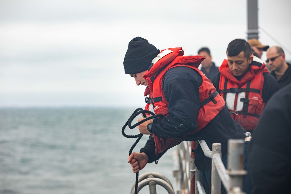 USS Normandy Deploys with the Gerald R. Ford Carrier Strike Group