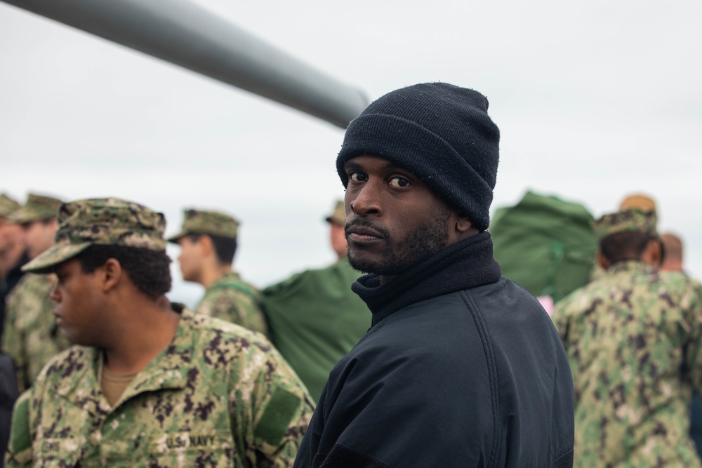 USS Normandy Deploys with the Gerald R. Ford Carrier Strike Group
