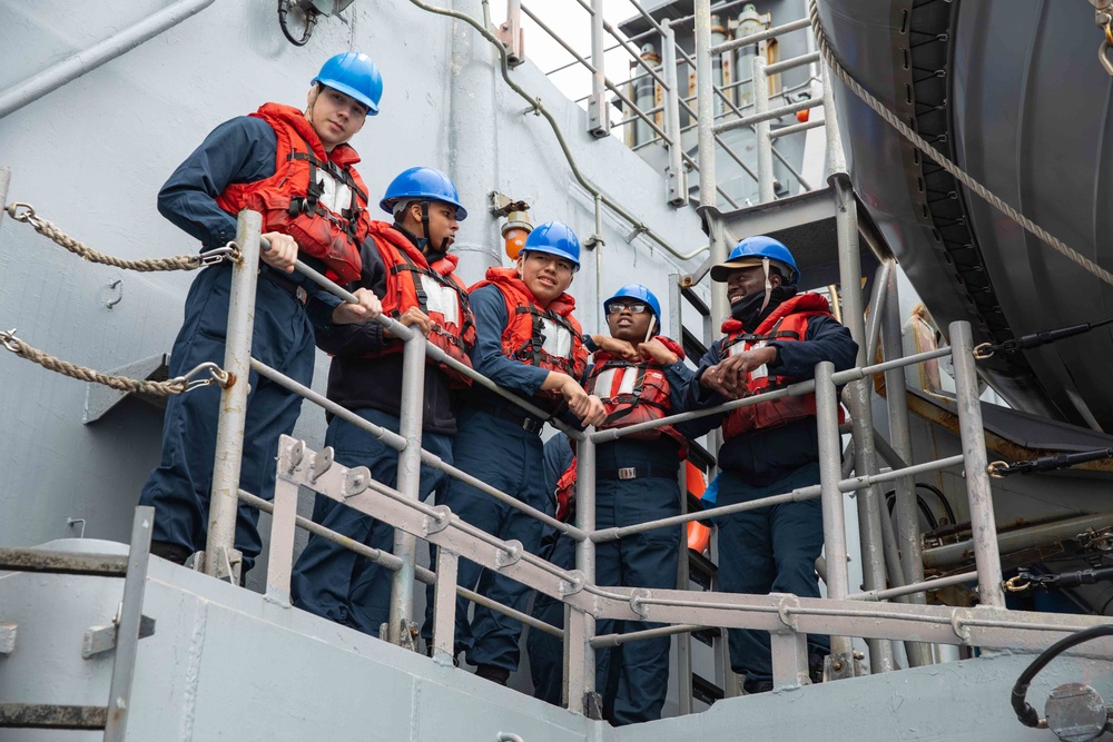 USS Normandy Deploys with the Gerald R. Ford Carrier Strike Group