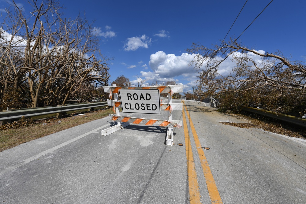 Road Closures Due to Damage From Hurricane Ian