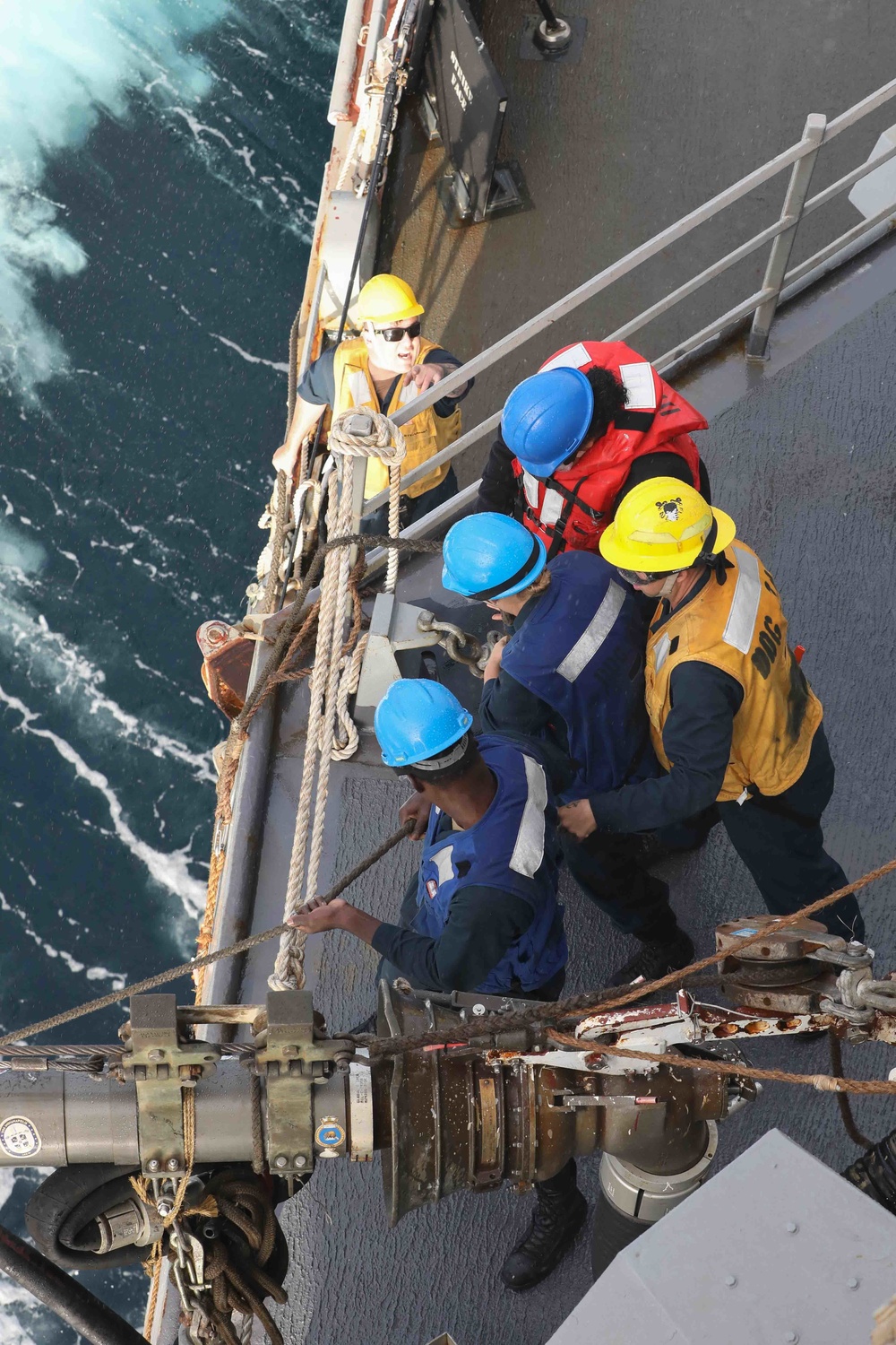 USS McFaul Conducts RAS
