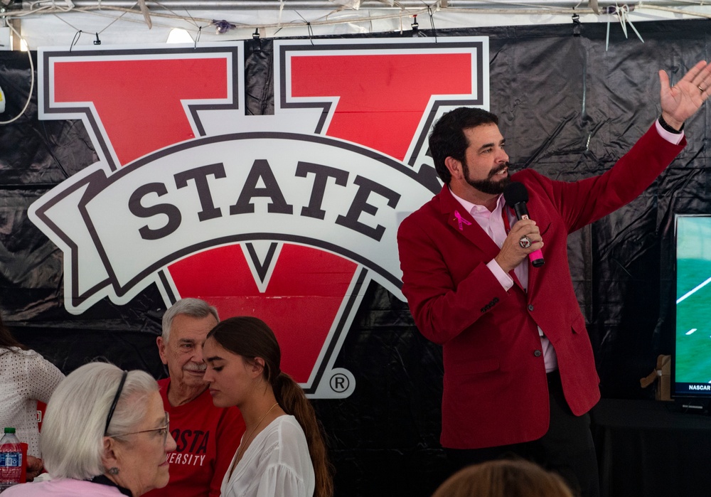 Military honored at VSU game