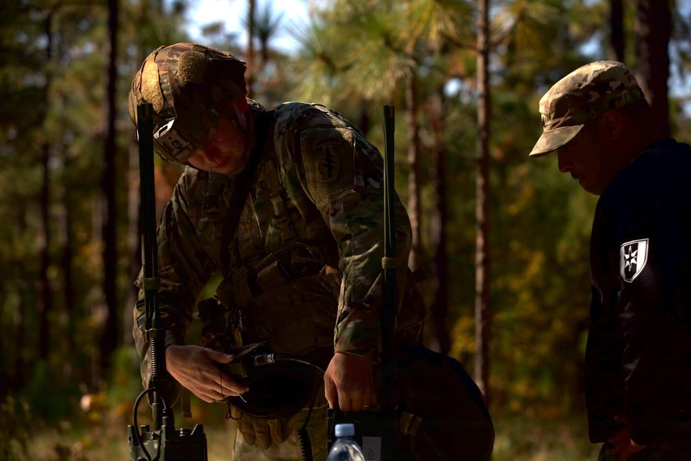 Soldiers compete in 44th Medical Brigade's Expert Field Medical Badge Competition