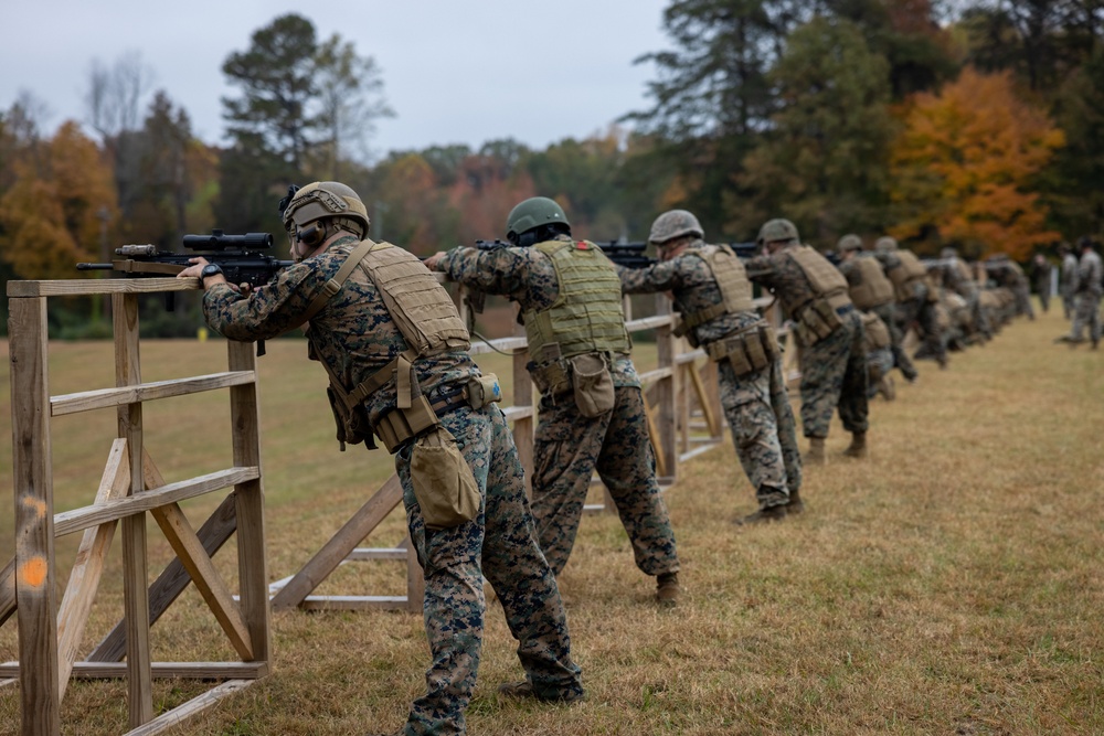 Marine Corps Marksmanship Team conducts prequalification for marksmanship competition