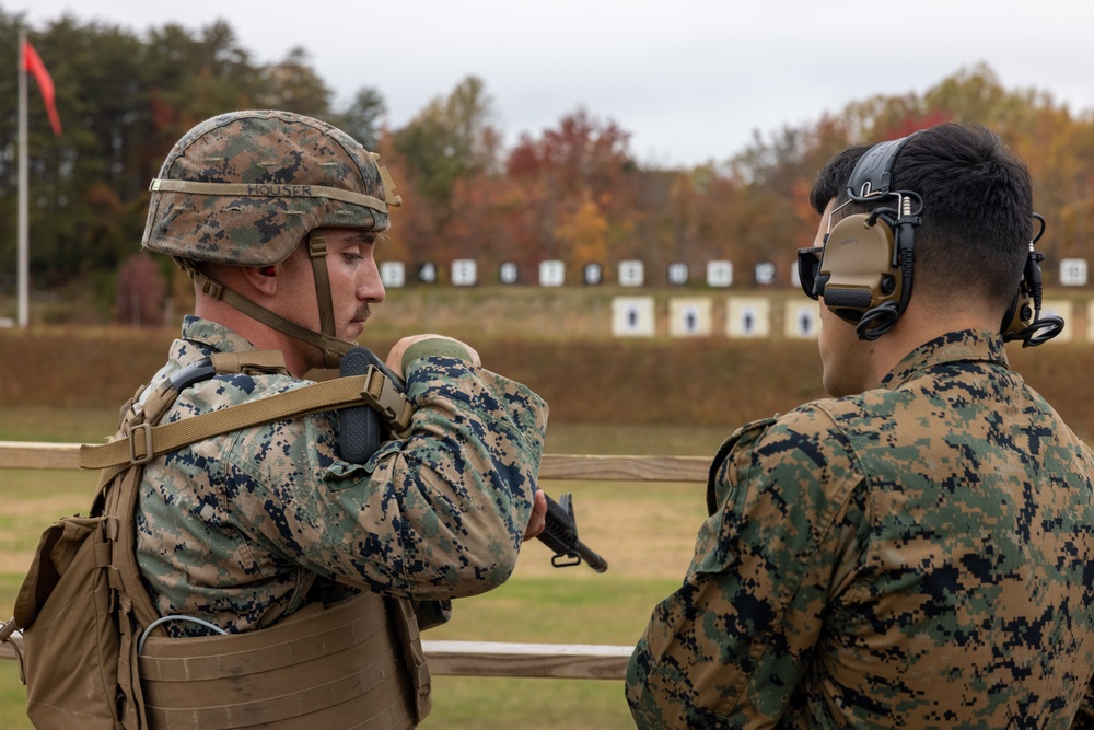 Marine Corps Marksmanship Team conducts prequalification for marksmanship competition