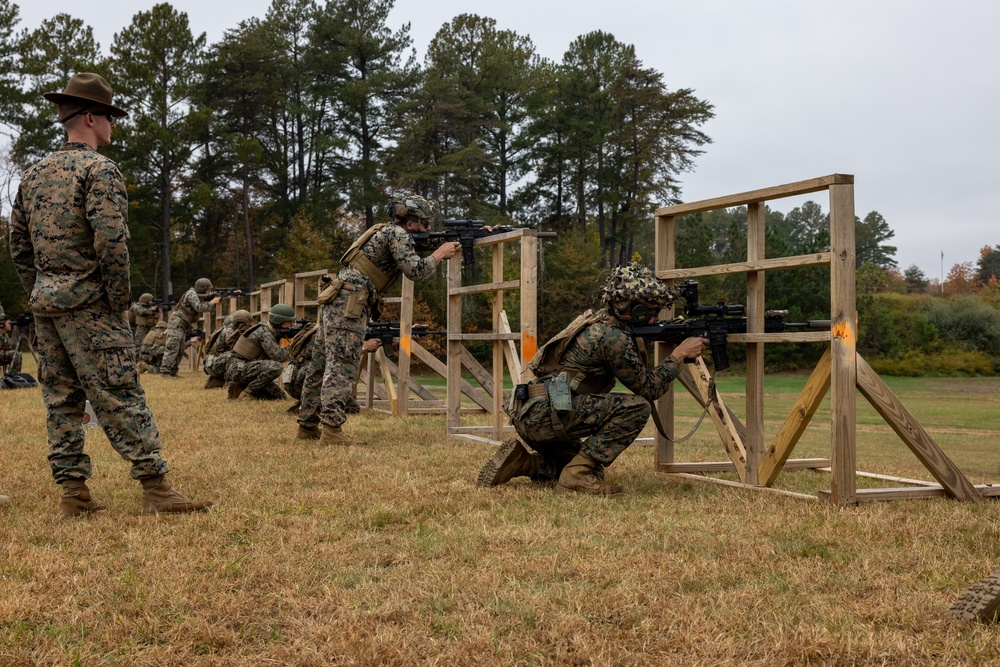 Marine Corps Marksmanship Team conducts prequalification for marksmanship competition