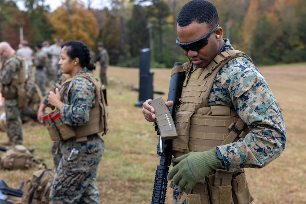 Marine Corps Marksmanship Team conducts prequalification for marksmanship competition