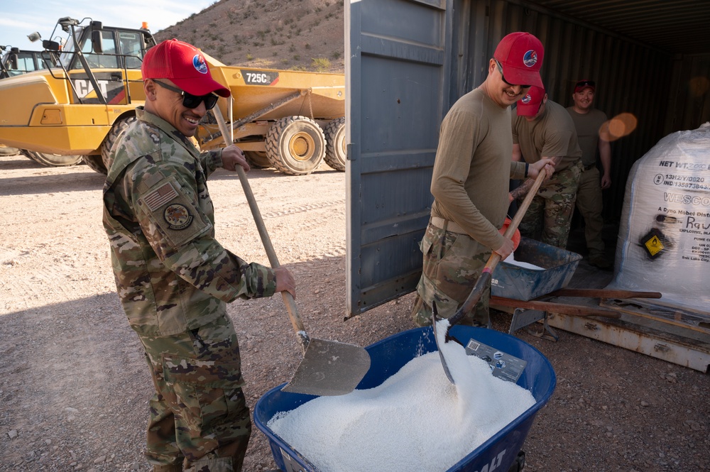 820th RED HORSE Squadron Conducts a Blast Proficiency Test