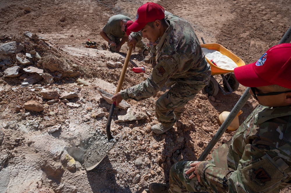 820th RED HORSE Squadron Conducts a Blast Proficiency Test