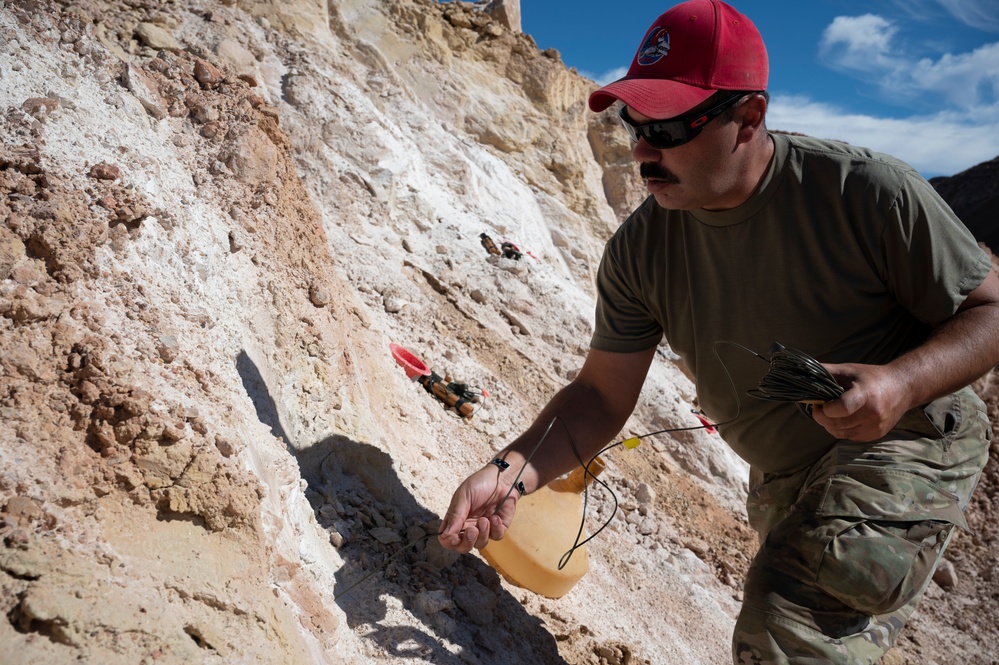 820th RED HORSE Squadron Conducts a Blast Proficiency Test