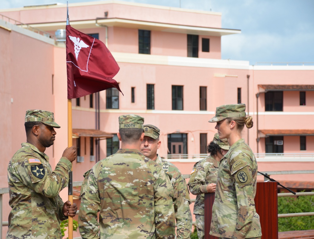 Tripler Army Medical Center Alpha Company Change of Responsibility Ceremony!