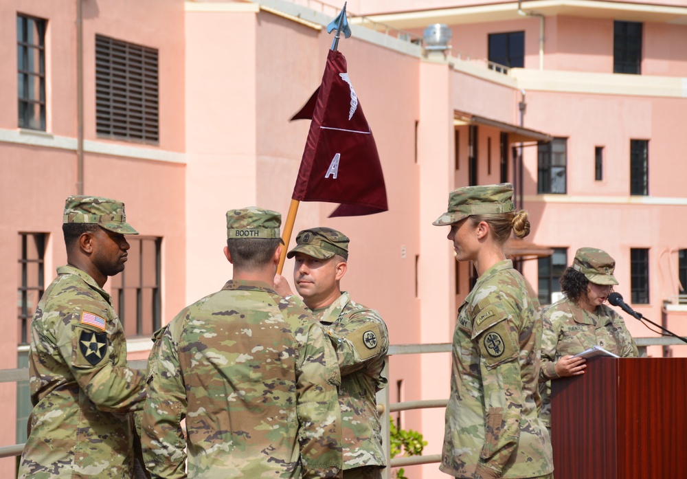 Tripler Army Medical Center Alpha Company Change of Responsibility Ceremony!