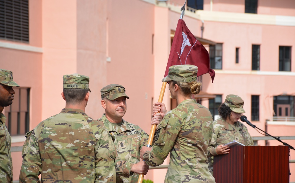 Tripler Army Medical Center Alpha Company Change of Responsibility Ceremony!