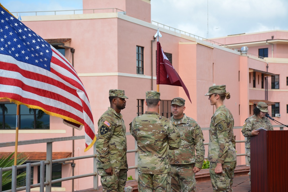 Tripler Army Medical Center Alpha Company Change of Responsibility Ceremony!