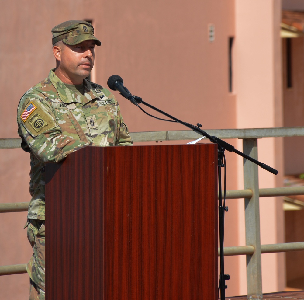 Tripler Army Medical Center Alpha Company Change of Responsibility Ceremony!