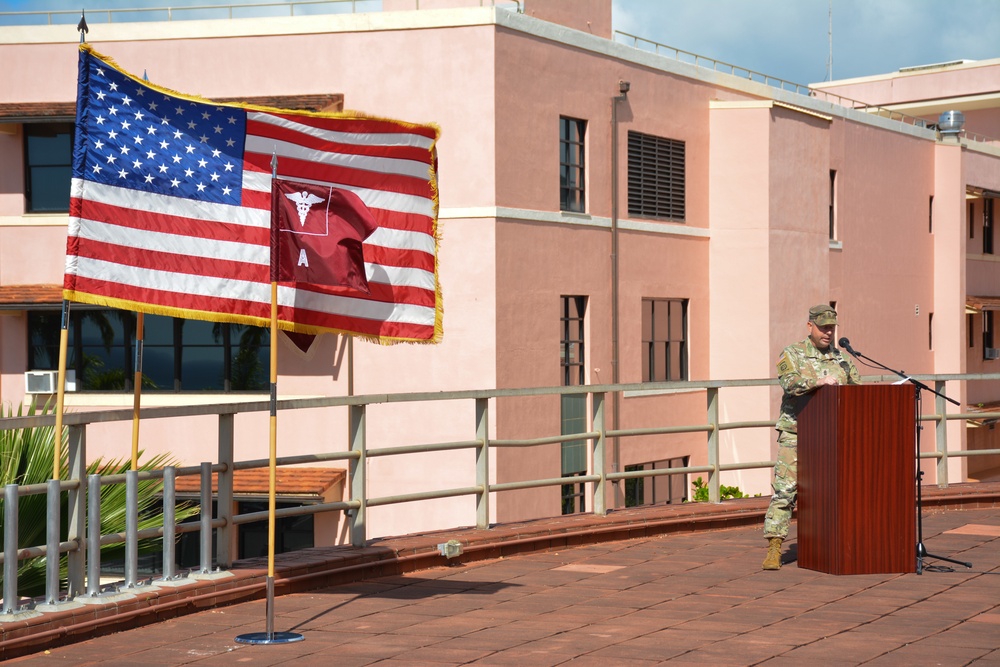 Tripler Army Medical Center Alpha Company Change of Responsibility Ceremony!