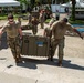 Arkansas Air National Guard members unload equipment for Continuing Promise 2022