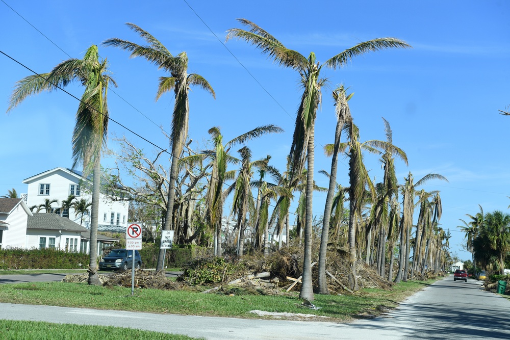 Impacts of Hurricane Ian on Gasparilla Island