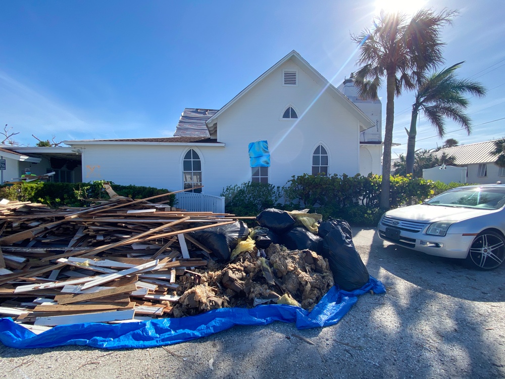 First Baptist Church in Boca Grande Is Damaged in Hurricane Ian