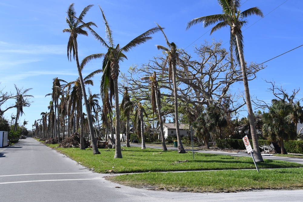 Impacts of Hurricane Ian on Gasparilla Island