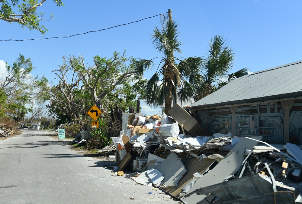 Impacts of Hurricane Ian on Gasparilla Island