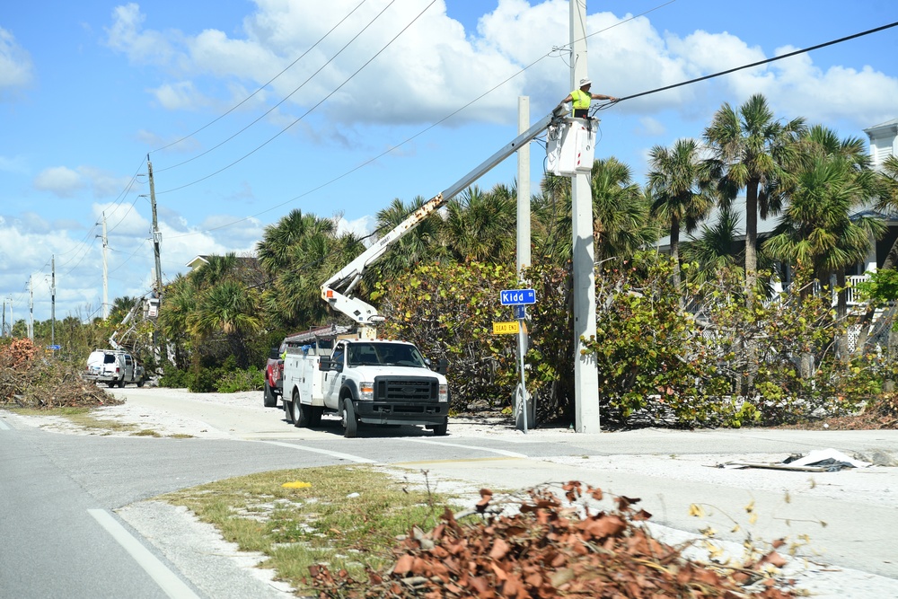 Impacts of Hurricane Ian on Gasparilla Island