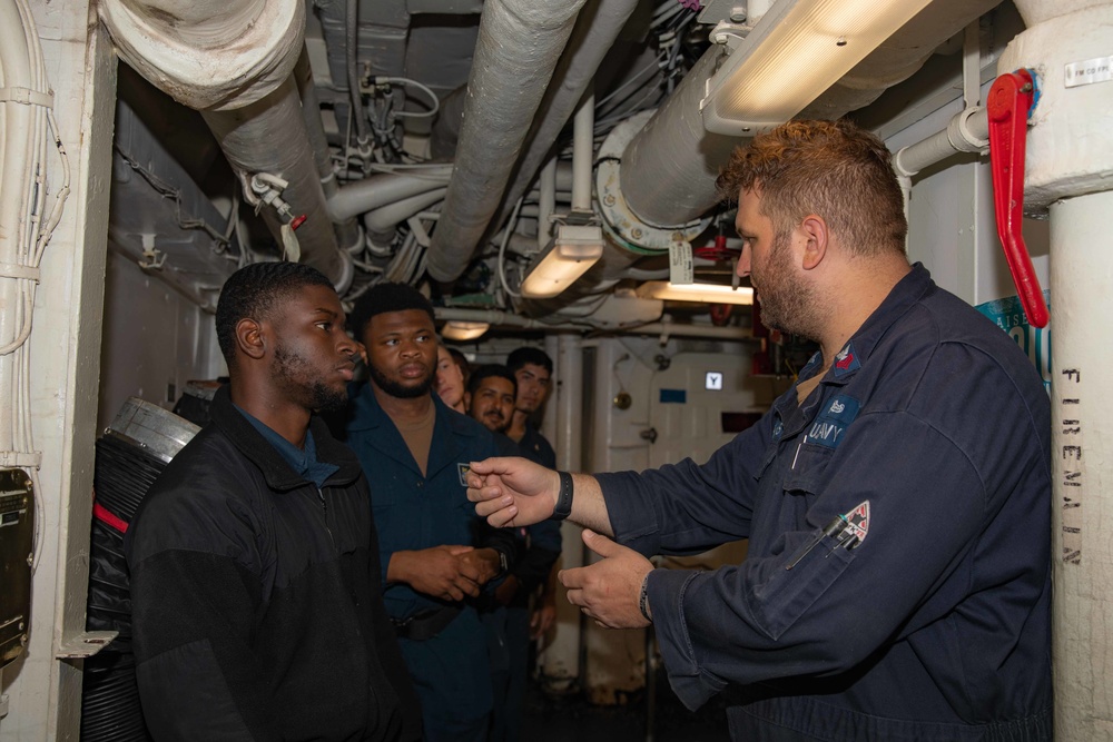 USS Normandy Deploys with the Gerald R. Ford Carrier Strike Group