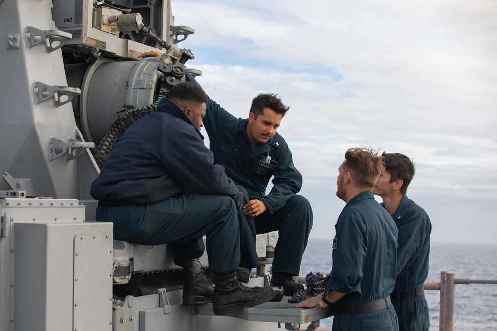 USS Normandy Deploys with the Gerald R. Ford Carrier Strike Group