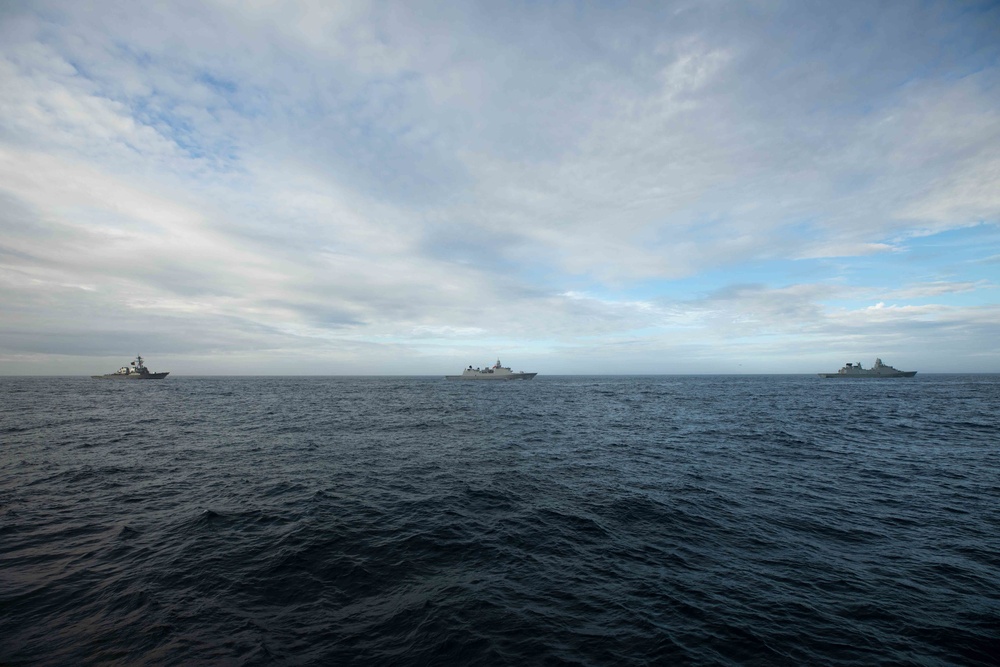 USS Normandy Deploys with the Gerald R. Ford Carrier Strike Group