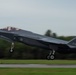 U.S. Air Force F-22 Raptors from the 90th Expeditionary Fighter Squadron integrate with the Royal Netherlands Air Force at Leeuwarden Air Base, Netherlands