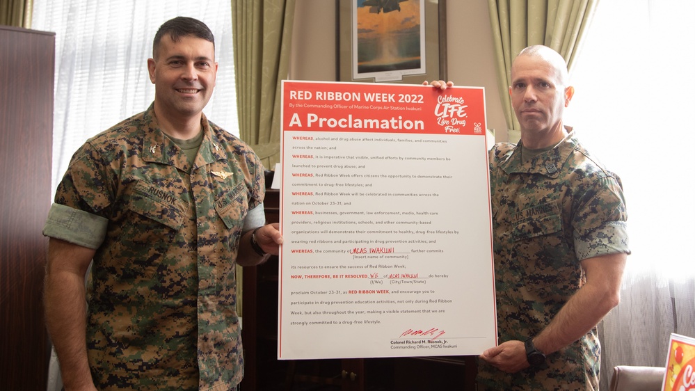 DVIDS Images MCAS Iwakuni kicks off red ribbon week with