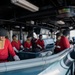 Coast Guard Cutter Hamilton conducts Mk 110 gunnery exercise while underway in the Atlantic Ocean