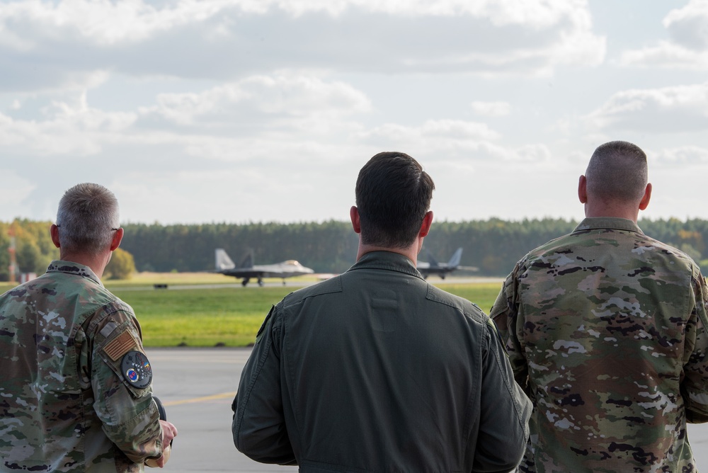 3rd Wing Leadership visits the 90th EFS