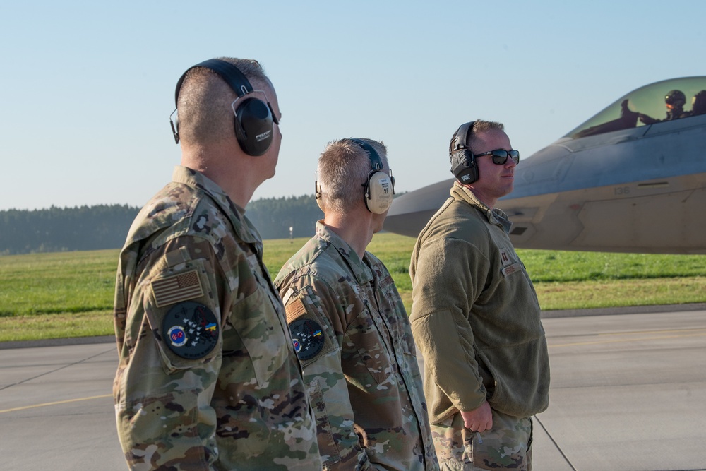 3rd Wing Leadership visits the 90th EFS