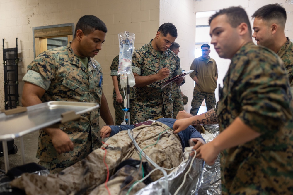 Bringing Them Home: 26th MEU Marines Conduct Mass-Casualty Exercise