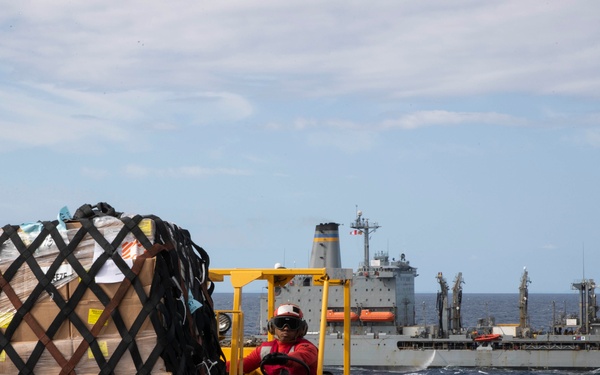 USS Tripoli Vertical Replenishment