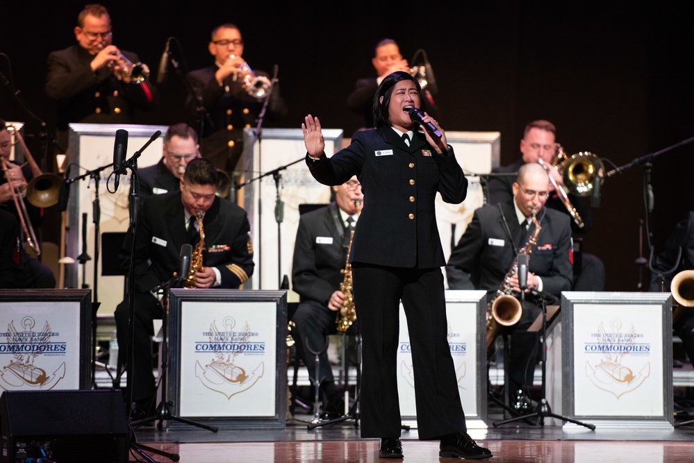 U.S. Navy Band Commodores perform in Millington, TN.